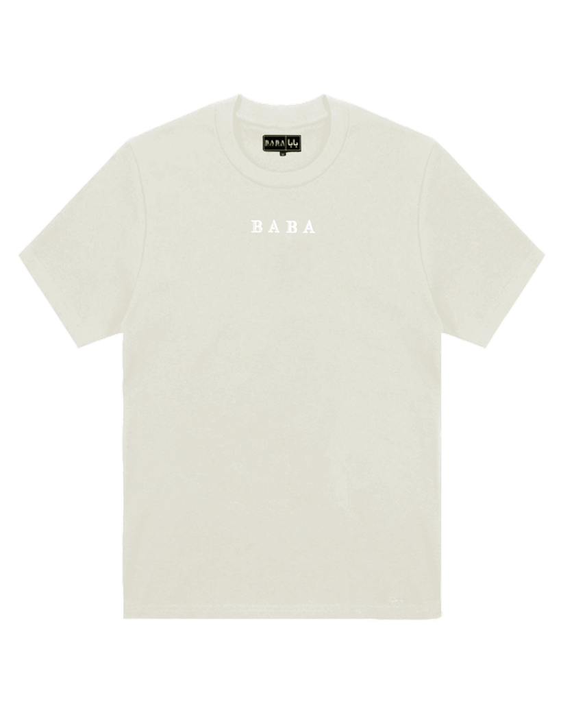 B A B A | Short Sleeve | Ivory | V1